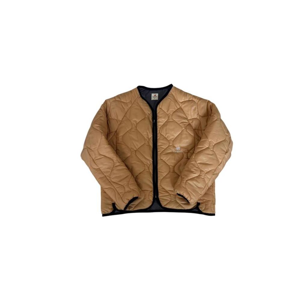 New Balance Quilted‎ Tan/Brown Jacket Size M